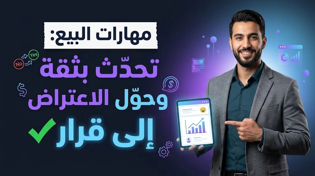 مهارات البيع: تحدّث بثقة وحوّل الاعتراض إلى قرار