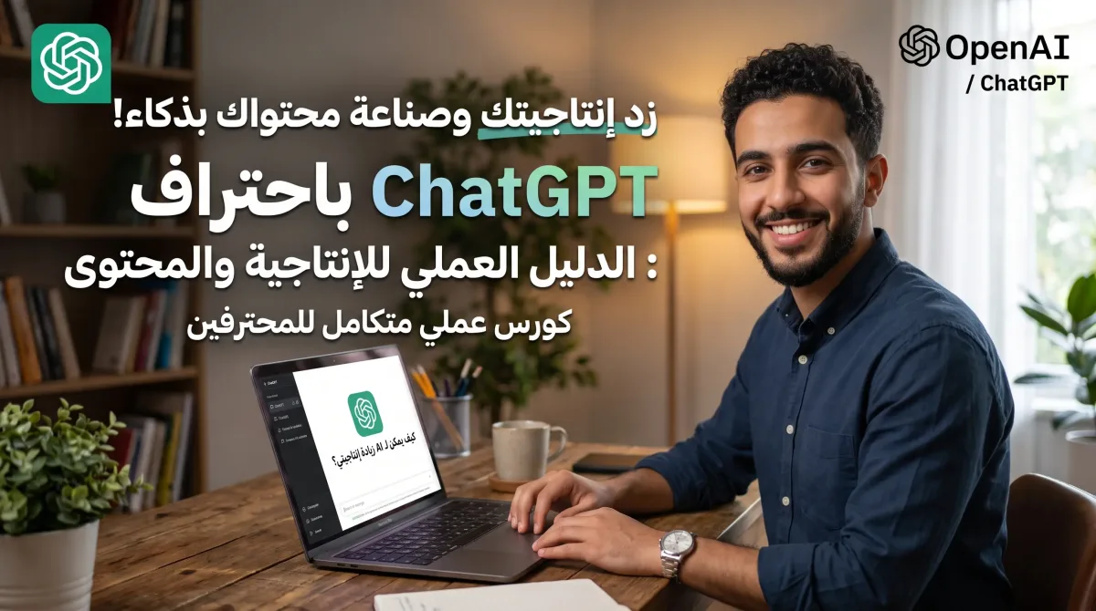 ChatGPT باحتراف: الدليل العملي للإنتاجية والمحتوى